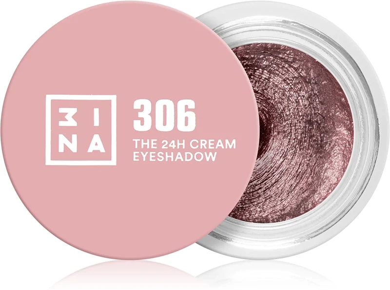 3INA The 24H Cream Ombretti color crema 306 Rosa chiaro 3 ml