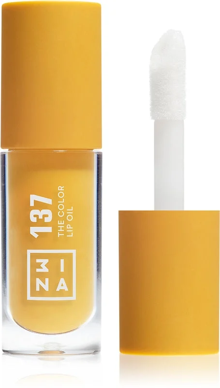 3INA The Color Olio idratante per le labbra colore 137 - Giallo miele brillante, velato 4 ml
