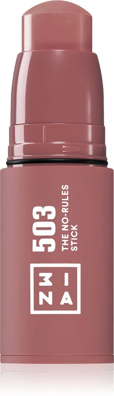 3INA The No-Rules Stick matita multifunzione per occhi, labbra e viso colore 503 - Nude 5 g