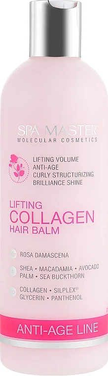 Balsamo per il sollevamento dei capelli con collagene
