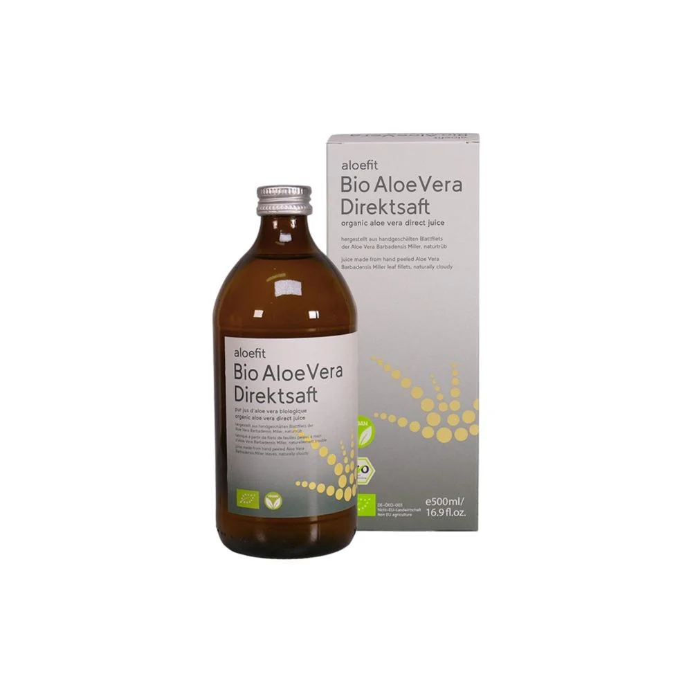 Rainbow naturprodukte aloefit Succo di Aloe Vera Biologico, 500 ml