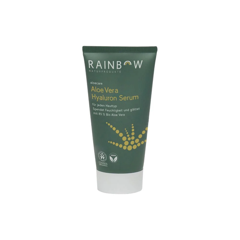 Rainbow naturprodukte aloecare Siero all'Aloe Vera e Acido Ialuronico, 50 ml