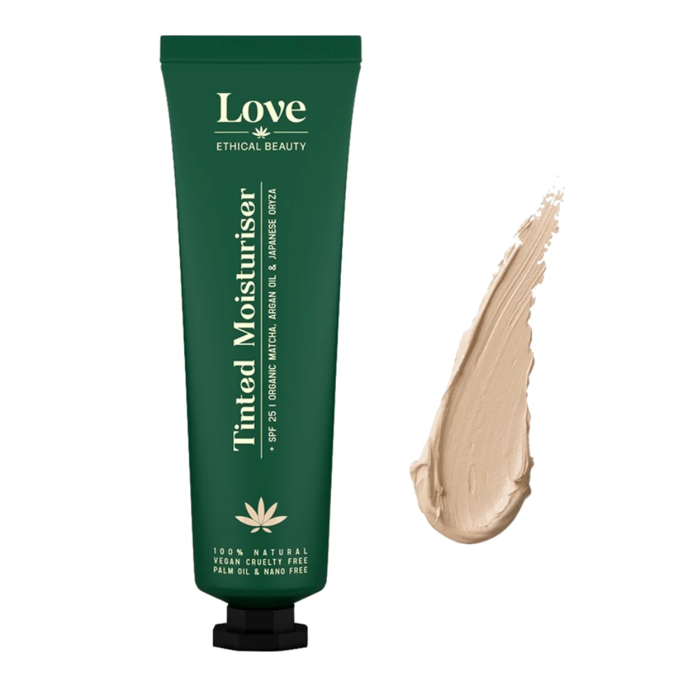Love ethical beauty Crema idratante colorata SPF 25, Light (30 g)