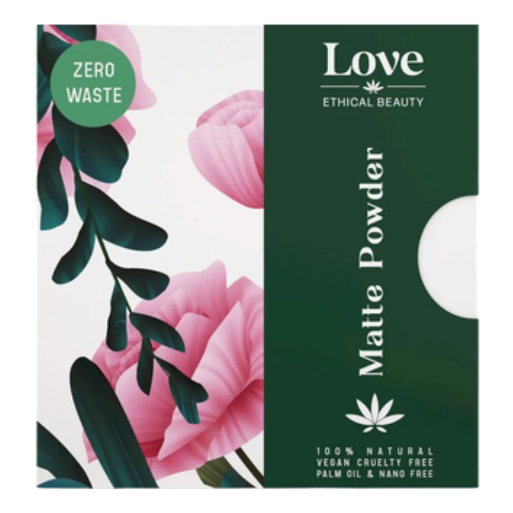 Love ethical beauty Cipria compatta matte per un incarnato uniforme9 g