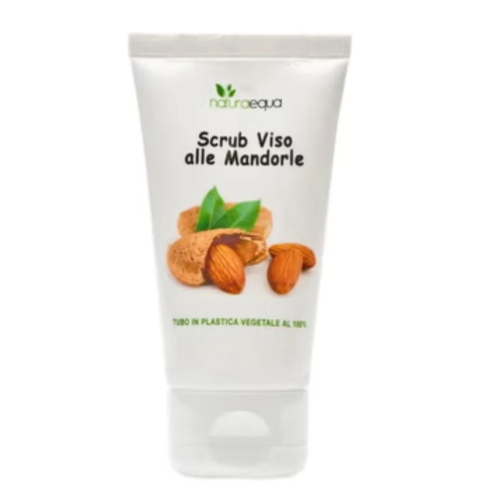 Naturaequa Crema Viso Scrub alle Mandorle, 50 ml