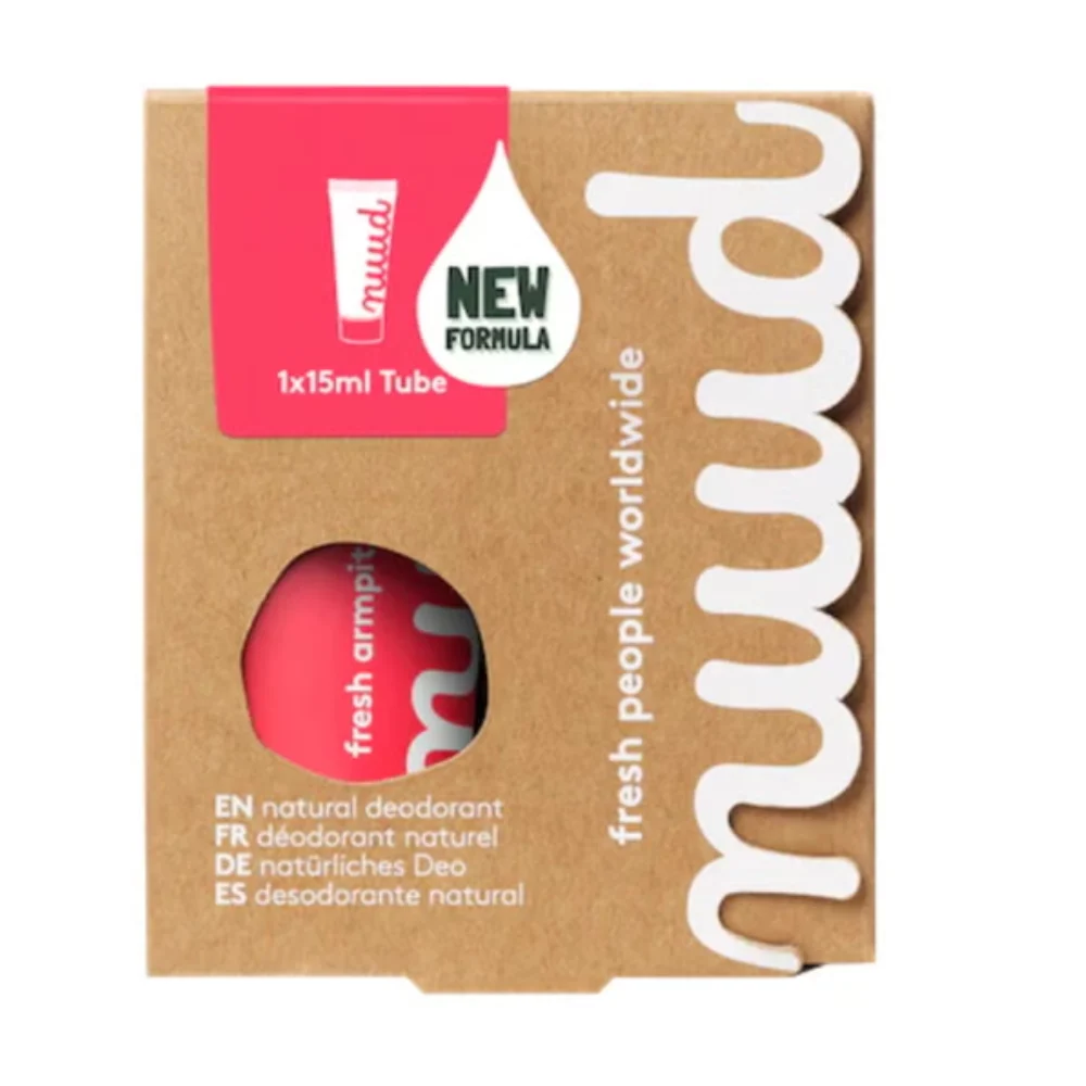 Nuud Starter Pack, rosso deodorante in crema (15 ml)