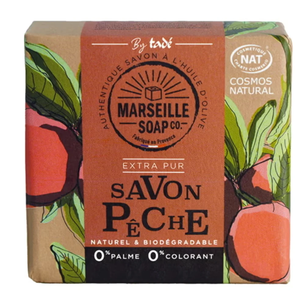 Tadé pays du levant Sapone di Marsiglia Puro, pesca (100 g)