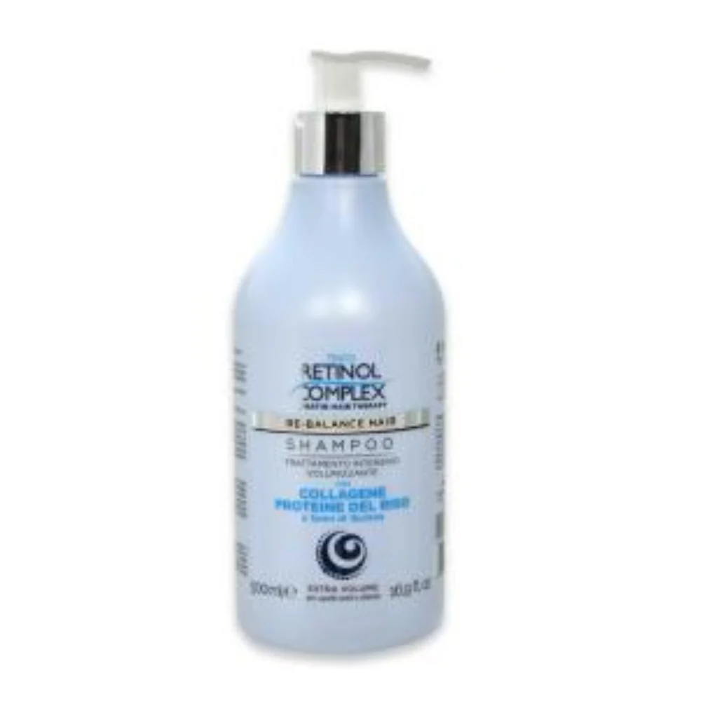 Retinol complex shampoo 500 ml volumizzante collagene e quinoa