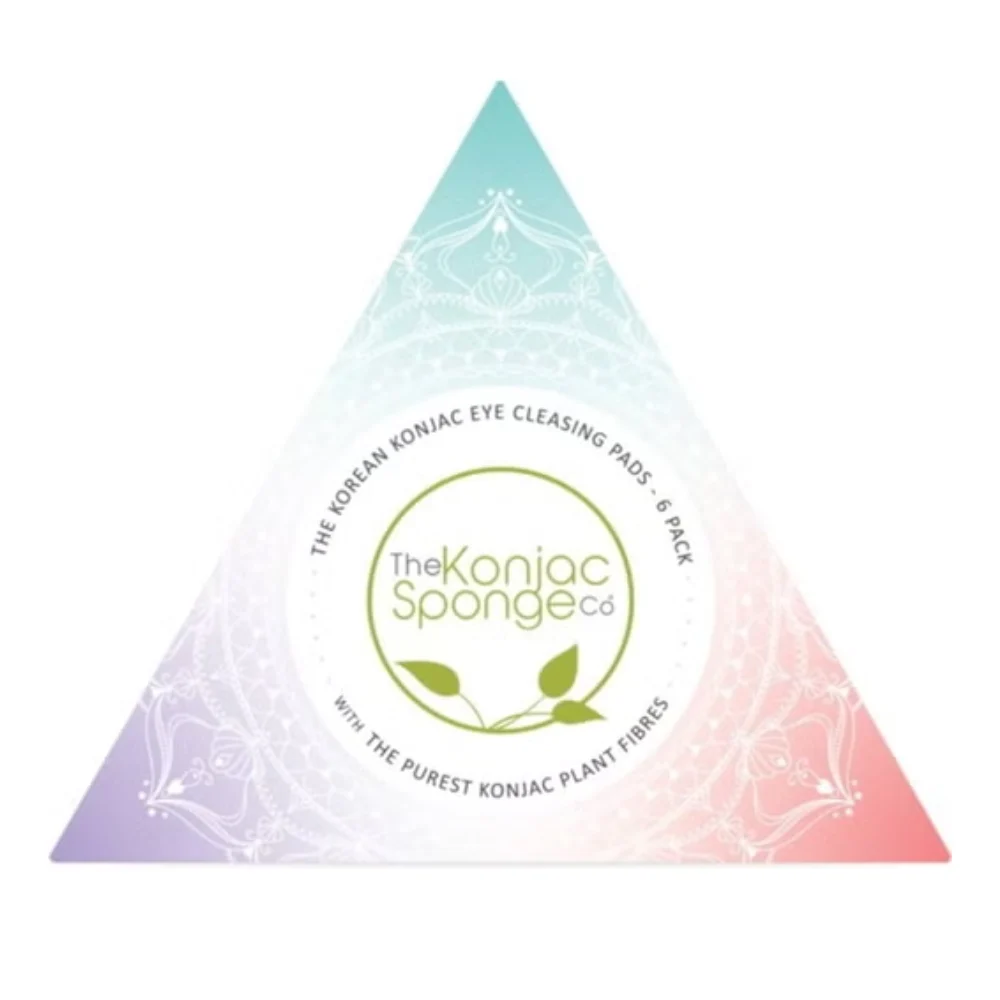 The konjac sponge company Confezione di dischetti per la pulizia degli occhi, 6 pezzi
