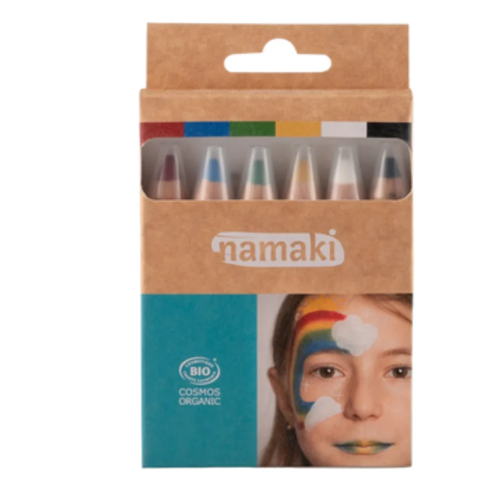 Namaki Set di matite per pittura viso arcobaleno