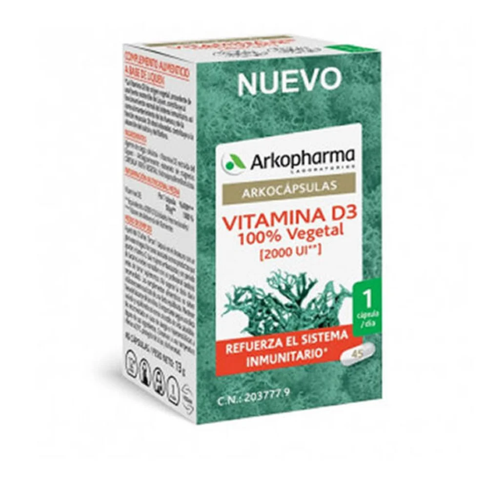 Arkocapsulas Vitamina D3 45 Capsule