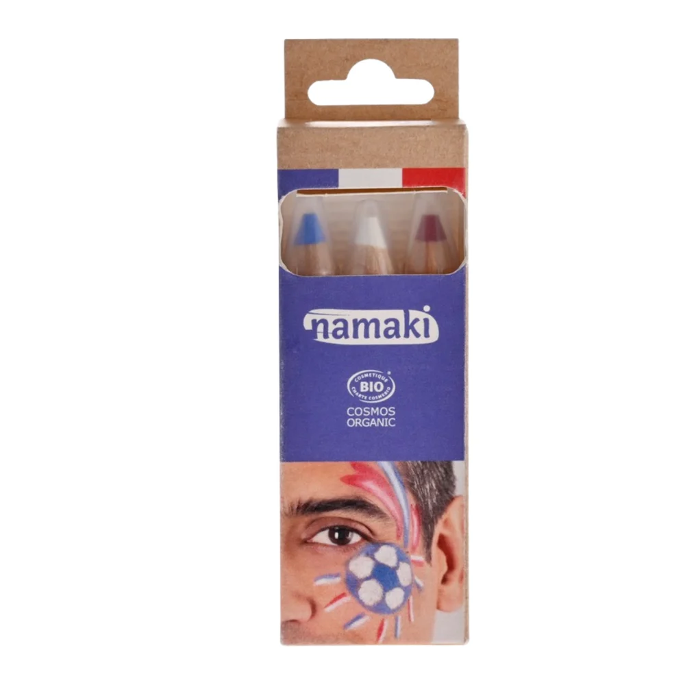 Namaki Kit matite da supporto, blu-bianco-rosso