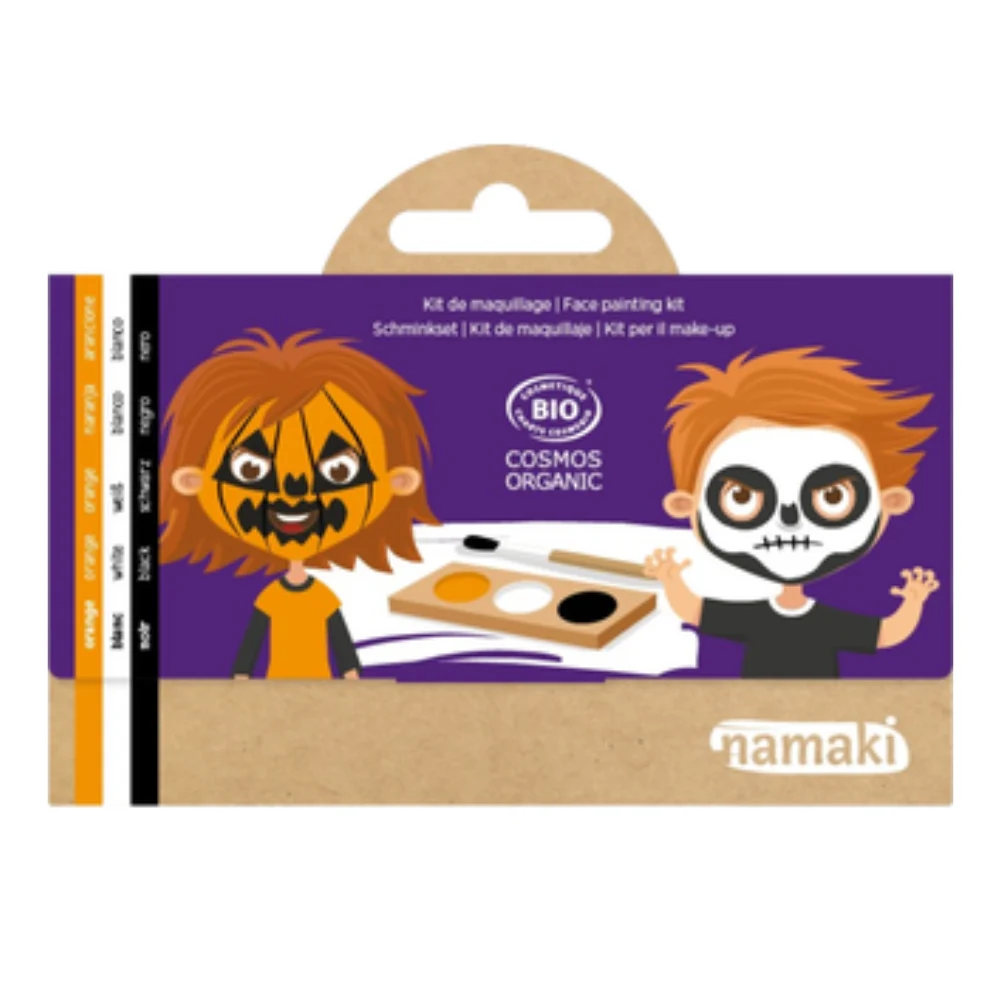 Namaki Kit per dipingere il viso di zucche e scheletri