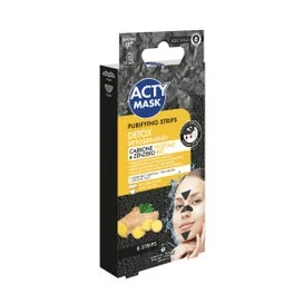 Acty Mask toppe purificanti punti neri con carbone 8 unità