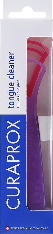 Set raschietti lingua CTC 203, rosa+viola