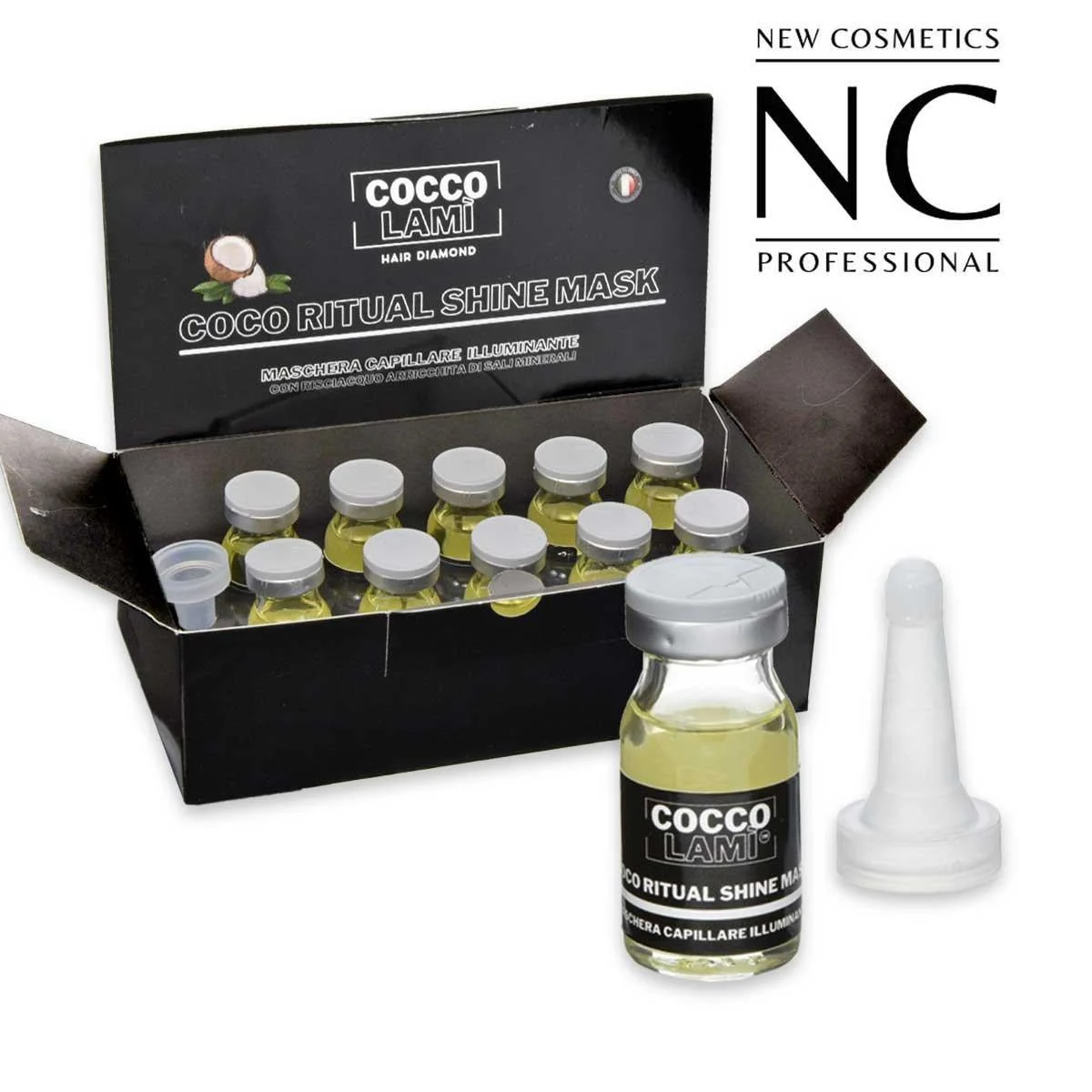Coccolami' Coco Ritual Shine Mask 10 Fiale