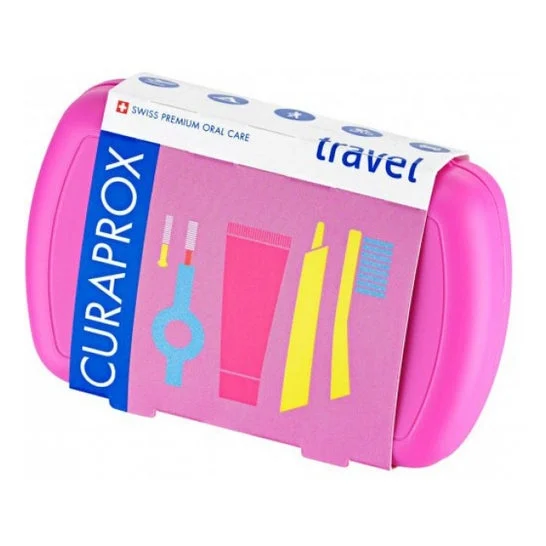 Curaprox Set da Viaggio Scatola Rosa 5 Unità