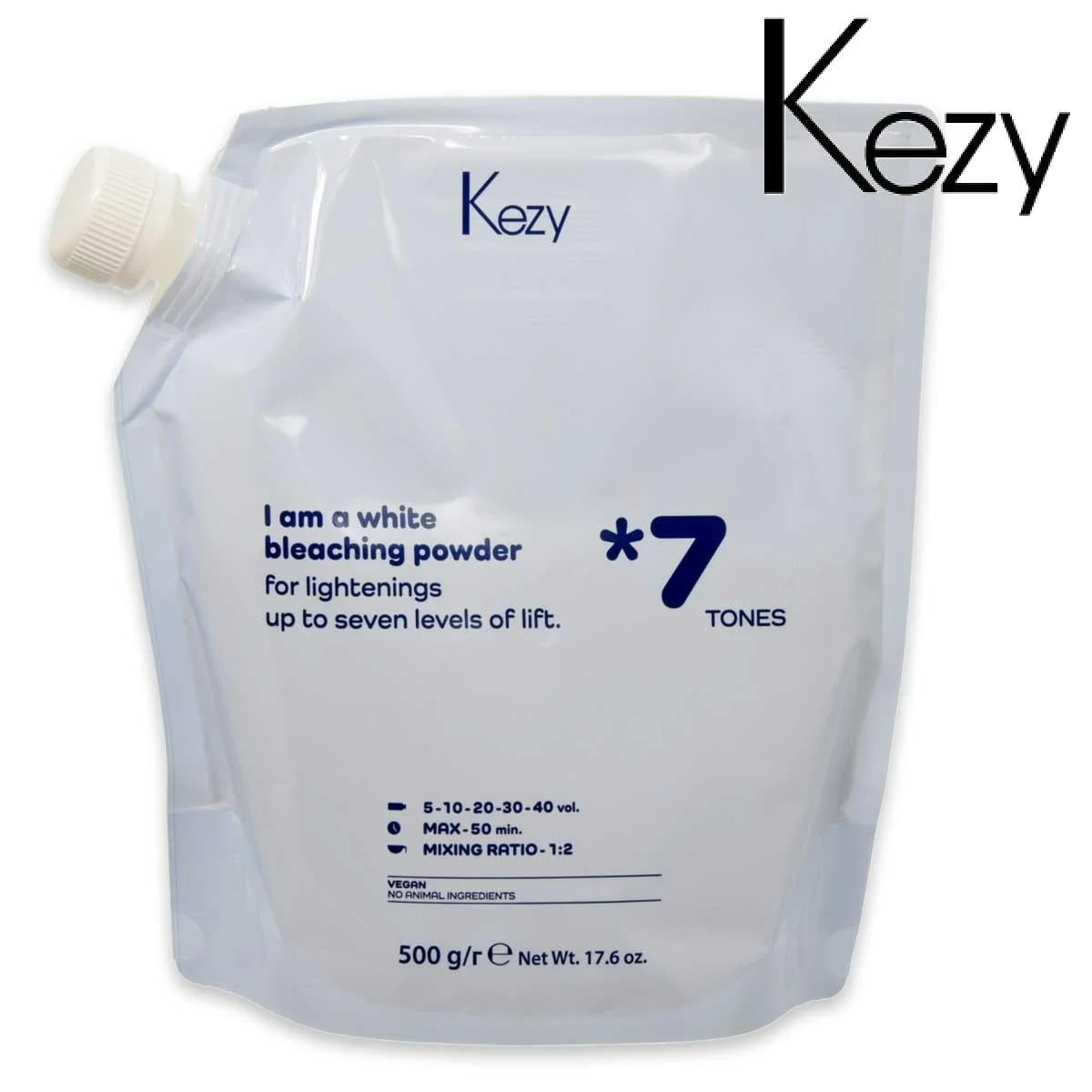 Kezy polvere decolorante bianca - 7 toni 500gr