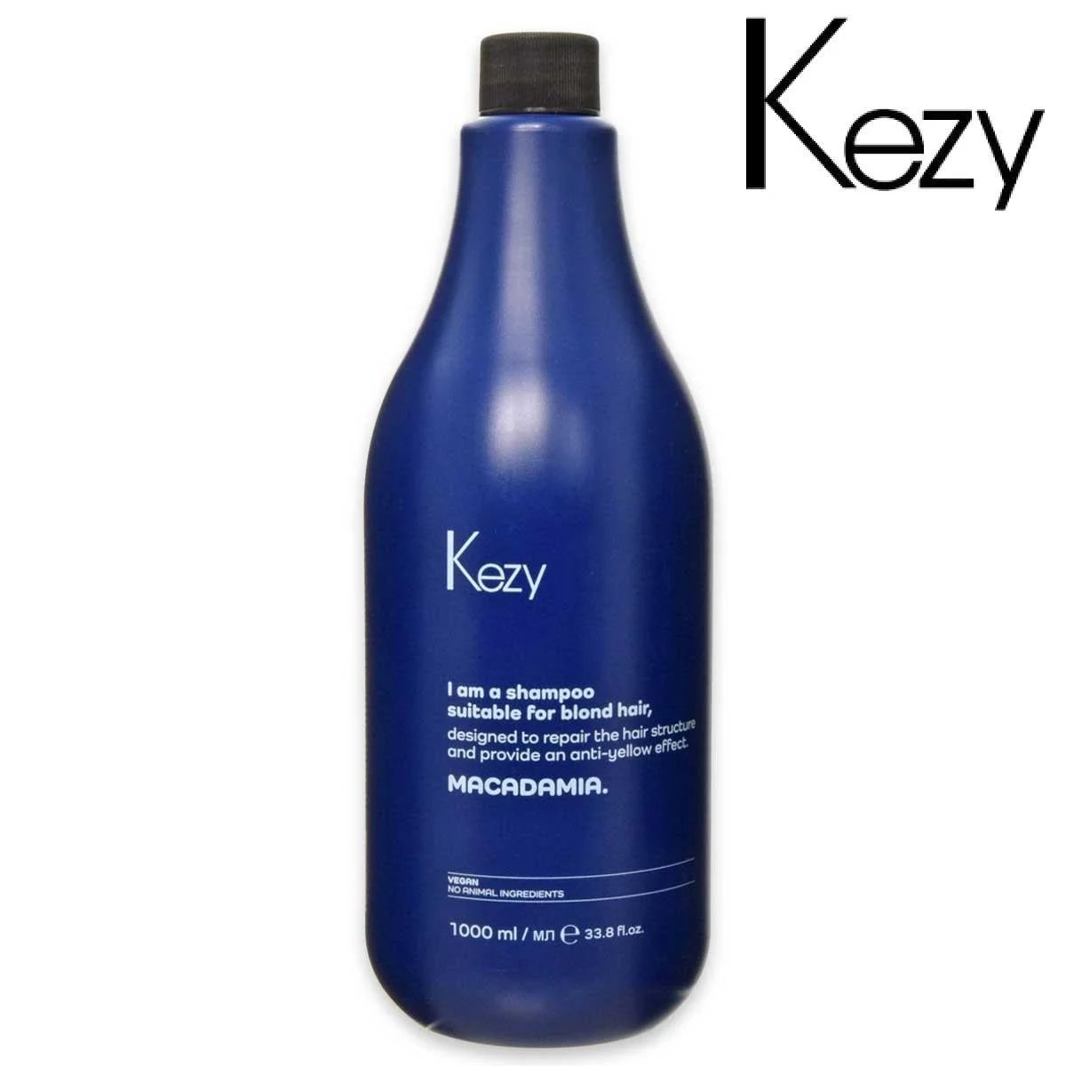 Kezy shampoo anti-giallo per capelli biondi macadamia 1000 ml