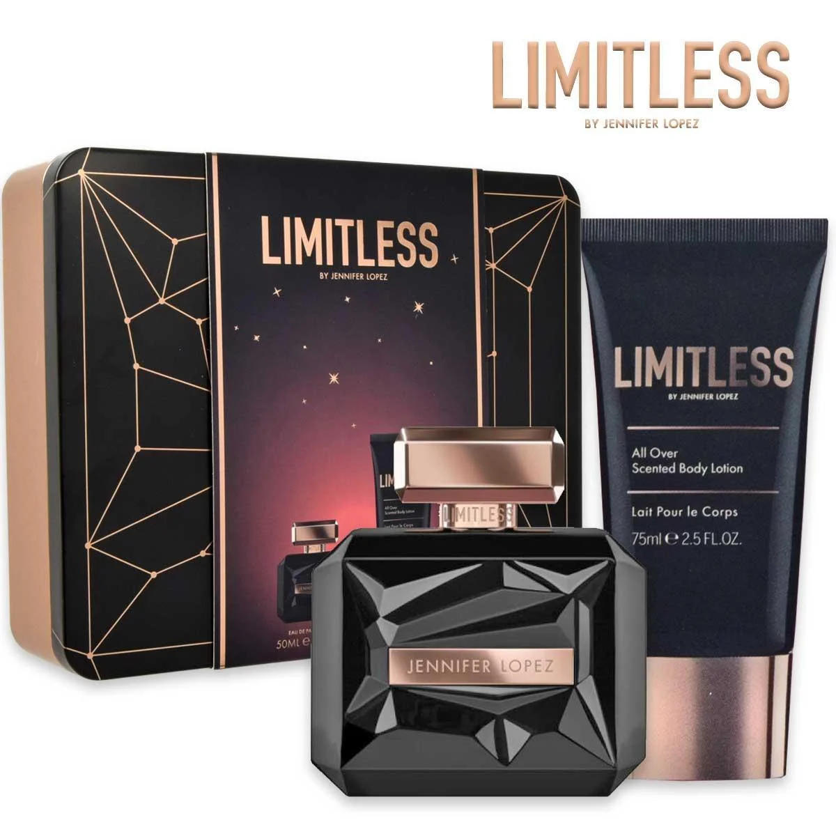 Jennifer Lopez Limitless: Edp 50 Ml + Lozione Per Il Corpo 75 Ml