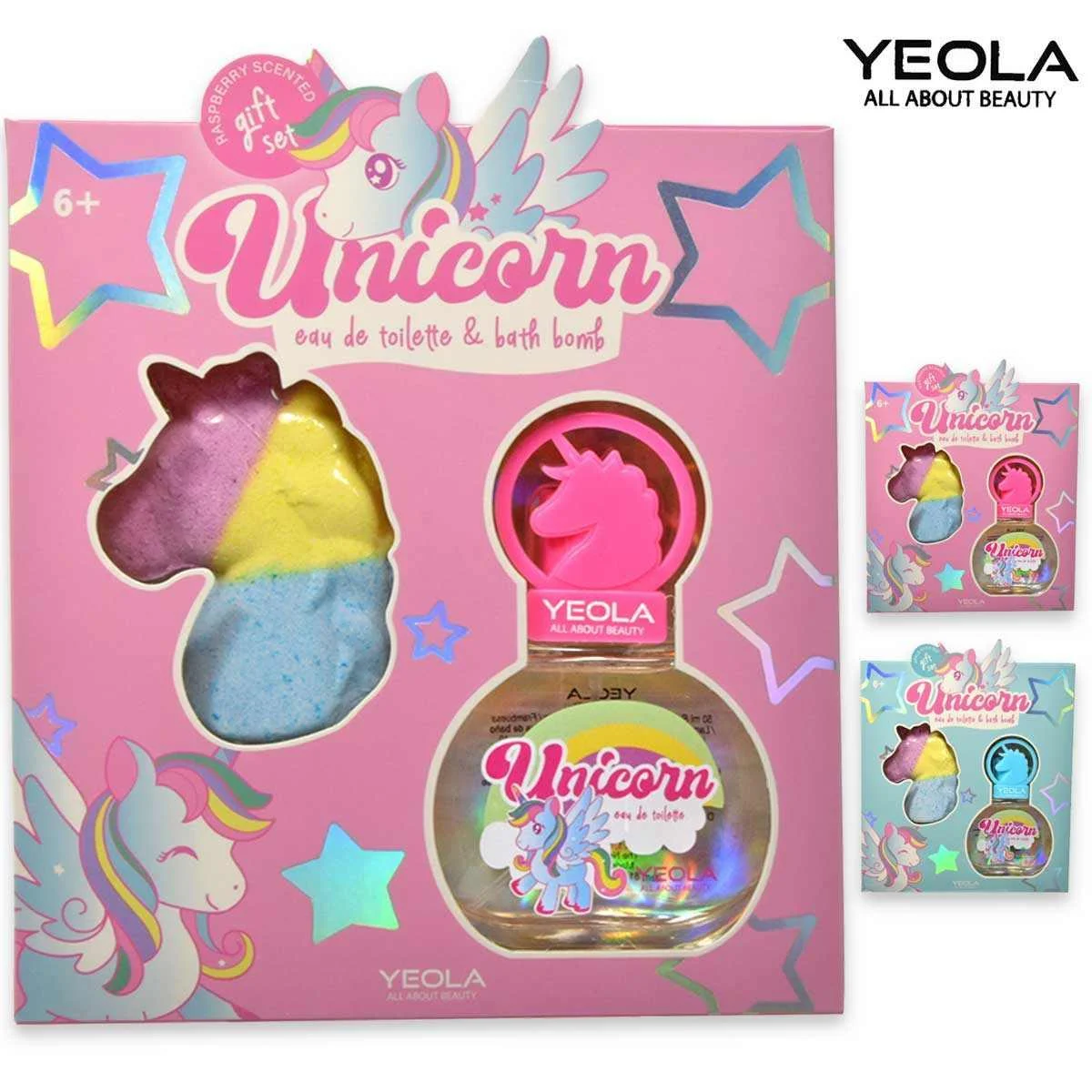 Unicorn confezione regalo (edt 50 ml + sali da bagno) 2 colori