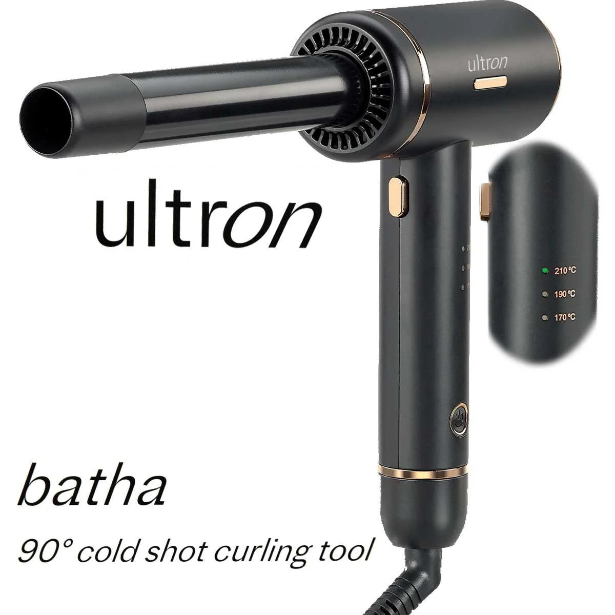 Sibel ultron batha 90 cold shot ferro arricciacapelli Ø 25mm