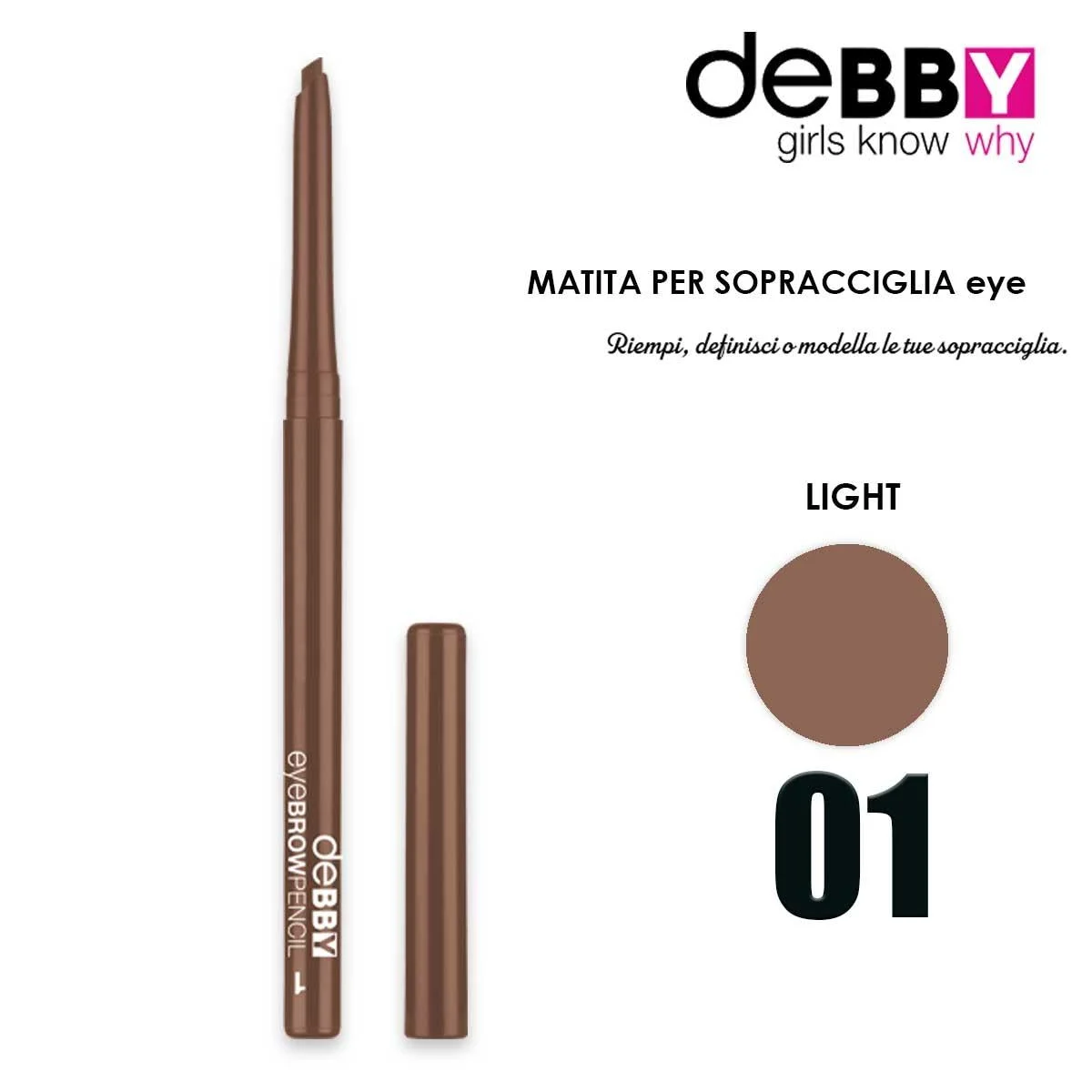 Debby matita sopracciglia waterproof 1