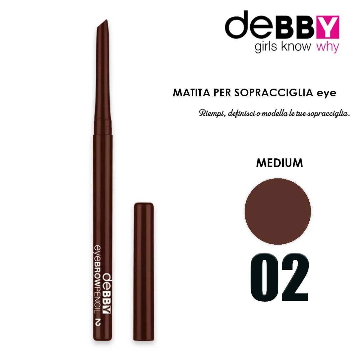 Debby matita sopracciglia waterproof 2