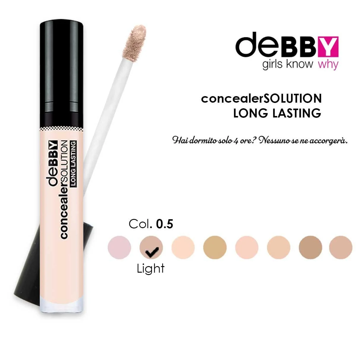 Debby correttore solution fluido 0.5 - light