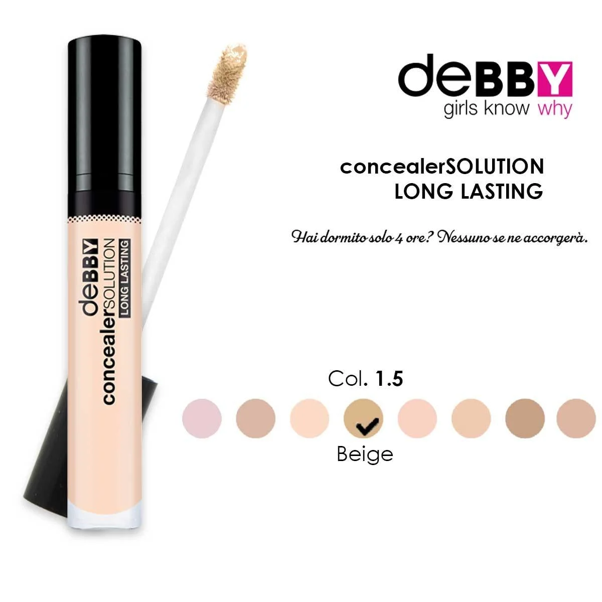 Debby correttore solution fluido 1.5 - beige