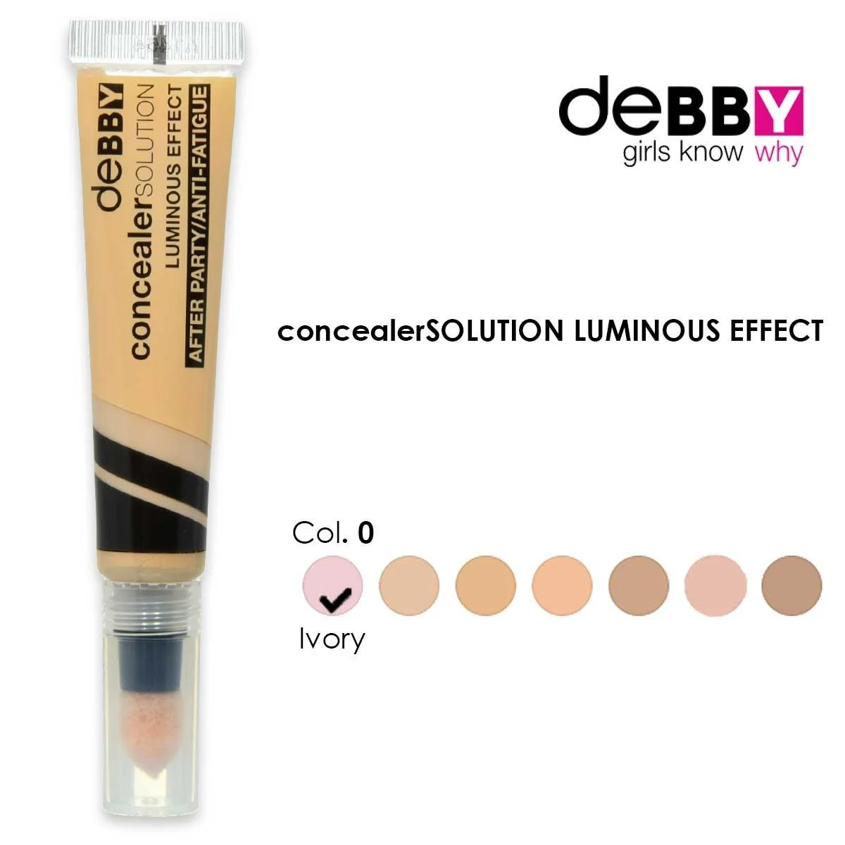 Debby correttore solution luminous 0 ivory