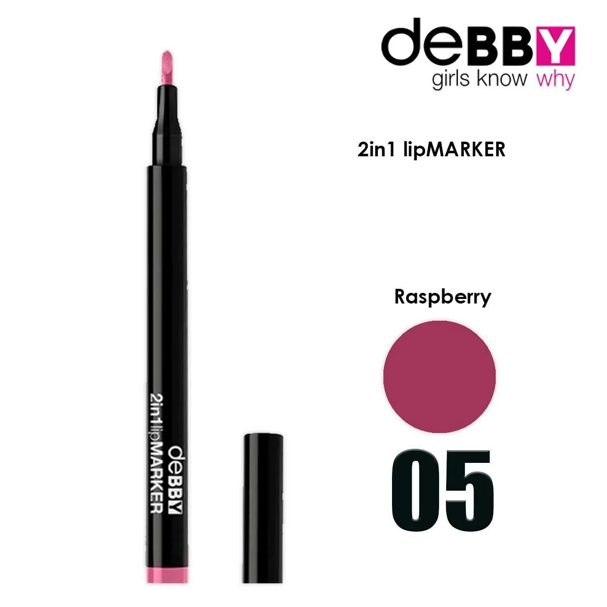 Debby rossetto liquido in penna labbra 2 in 1 col.05