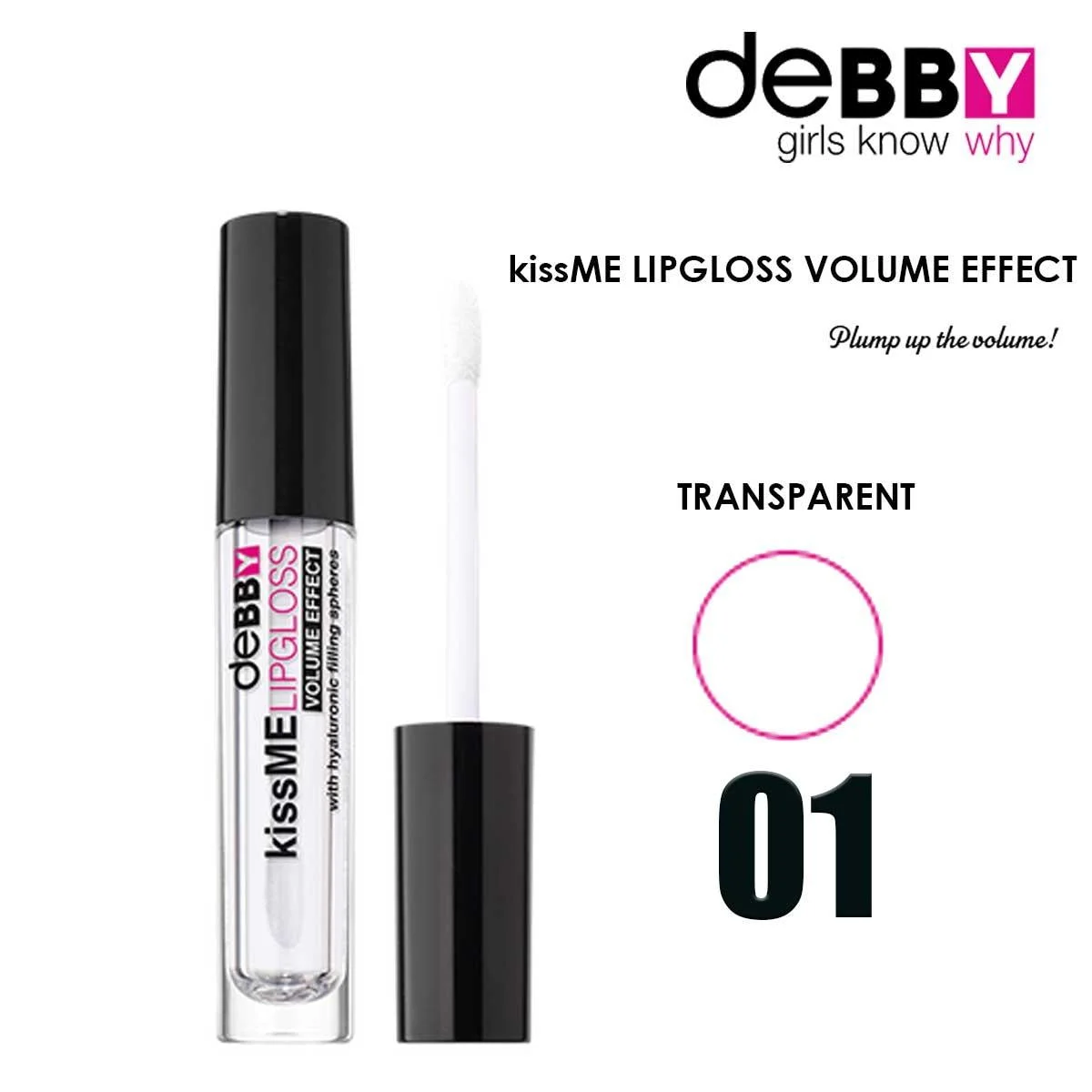 Debby kissme lucidalabbra volume 01 trasparent