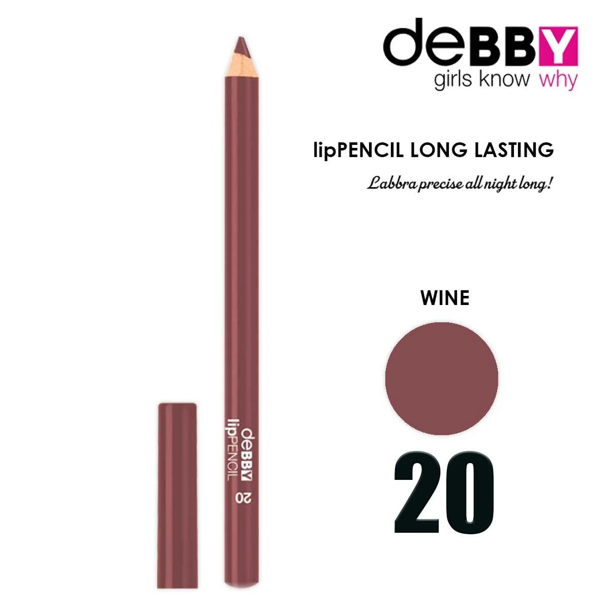 Debby matita labbra lunga durata 20