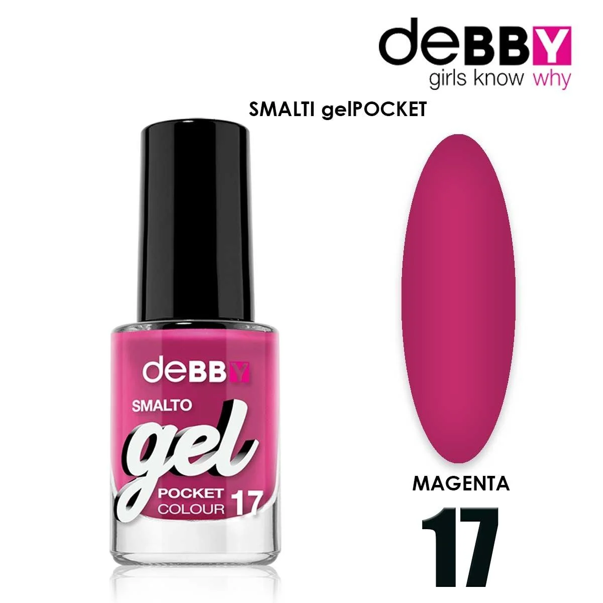 Debby smalto gel pocket 17 magenta