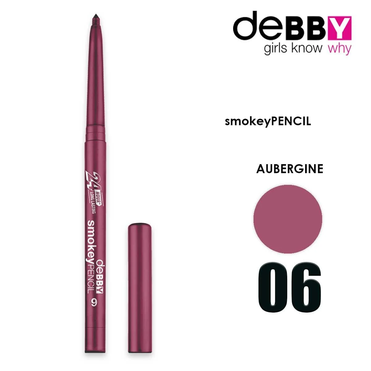 Debby debby matita occhi fumè 06 aubergine