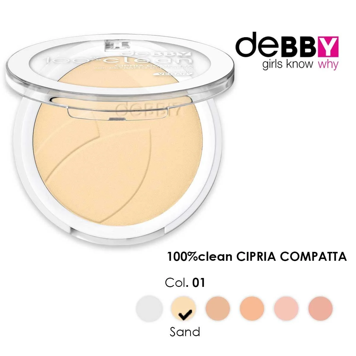 Debby debby cipria 100% clean 1 sabbia