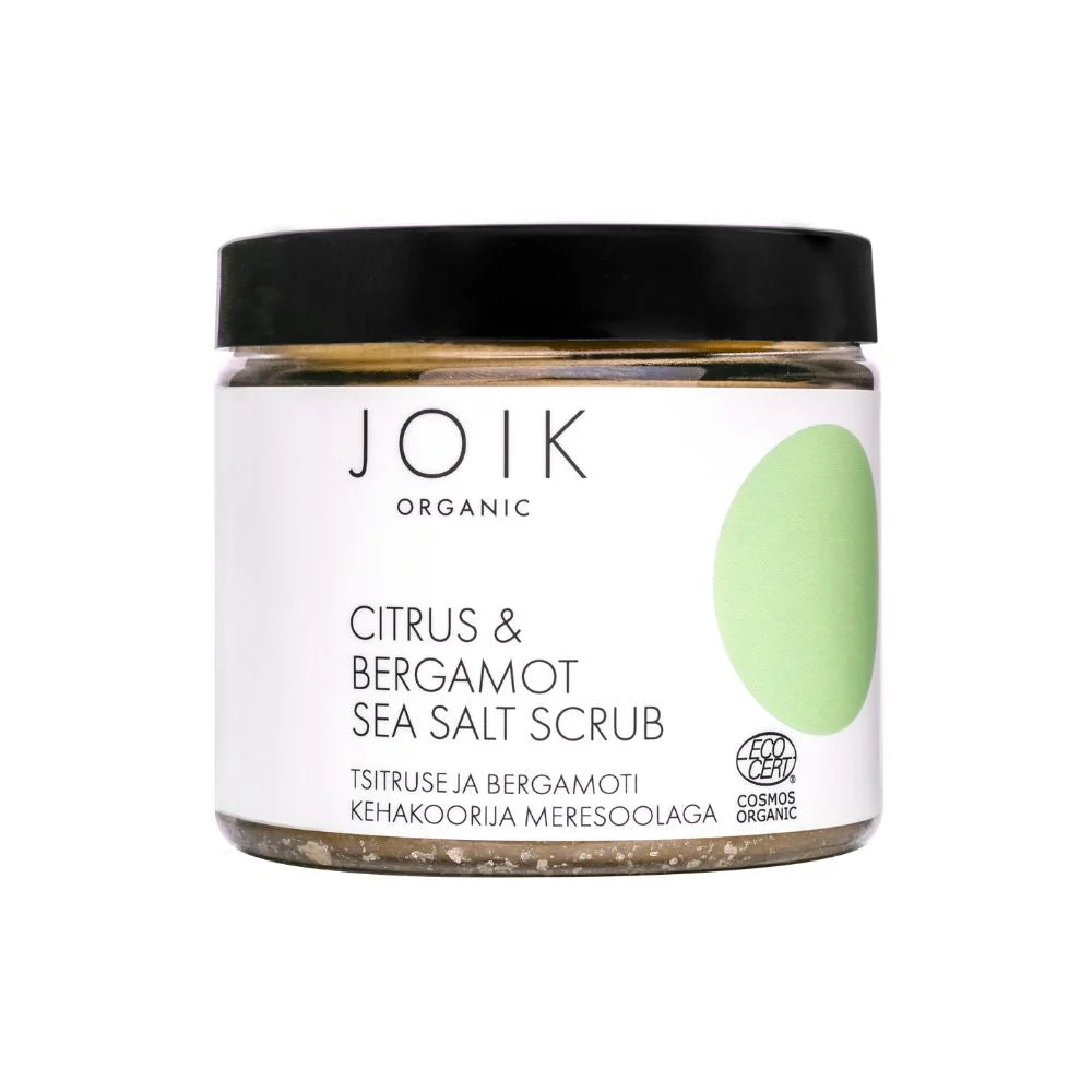Joik organic Scrub al sale marino agrumi e bergamotto 240 g