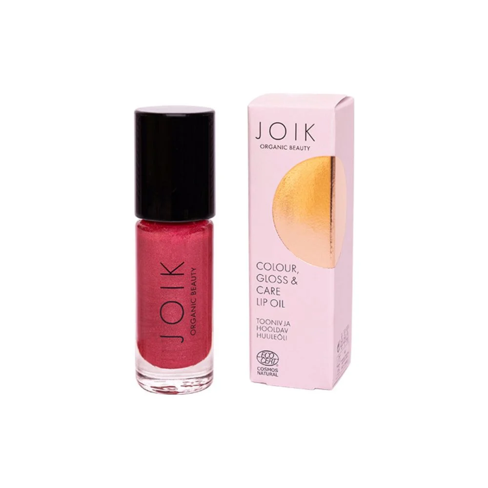 Joik organic Color Gloss & Care Olio labbra 02 Sorbetto al lampone (450 ml)