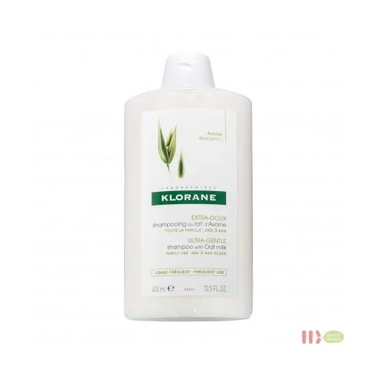 Klorane Duplo 2º Und 50% di avena Shampoo 400 Ml