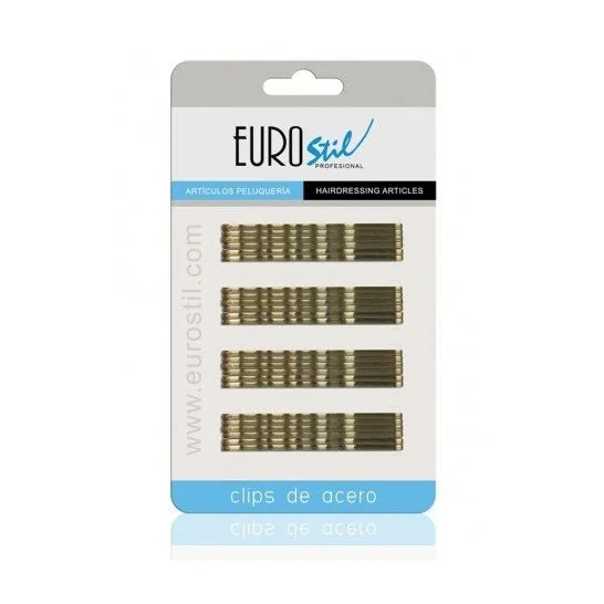 Eurostil Steel Clips 50 Mm Bronze 24pcs
