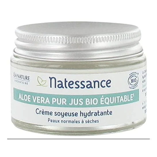 Natessance Aloe Vera Silky Moisturising Cream 50ml