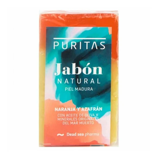 Puritas Sapone Naturale Arancia Zafferano 100g