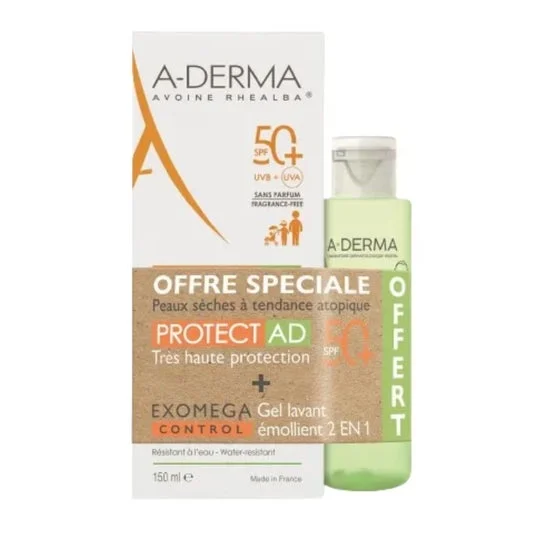 Aderma Protec Ad 150ml + Exo Gel 100ml