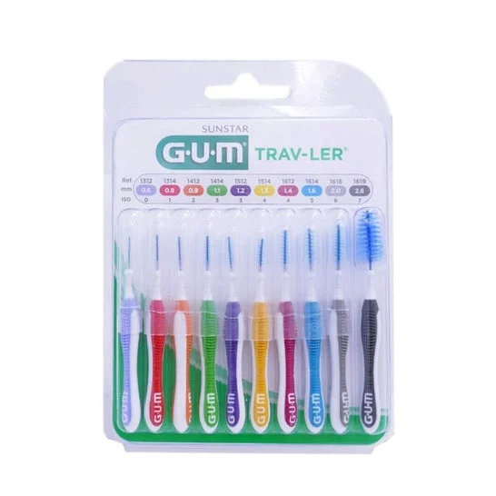 Gum Trav-ler spazzole interdentali 10uts