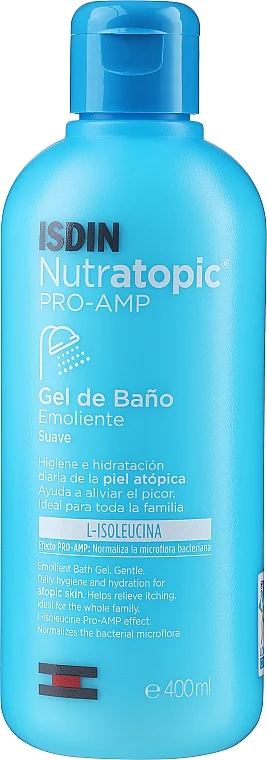 Gel doccia emolliente per pelli atopiche