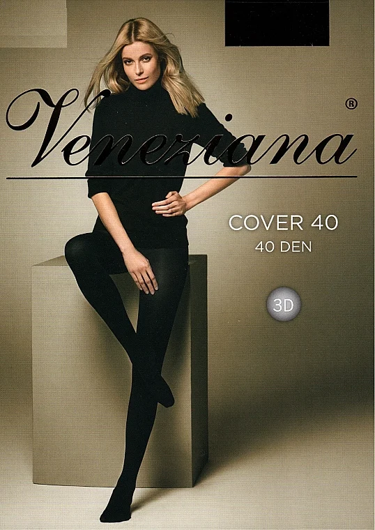 Collant da donna «Cover 3D», 40 Den, cammello