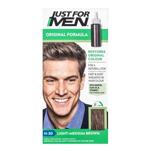 Just For Men Shampoo-in Haircolor H30 Castano Medio Chiaro 66 ml