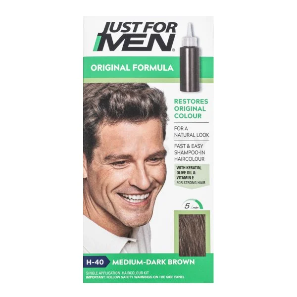 Just For Men Shampoo-in Haircolour H40 Marrone Scuro Medio 66 ml