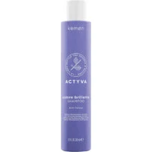 Kemon Actyva Colore Brillante Anti-Yellow Shampoo - Shampoo neutralizzante per capelli biondi - 250ml